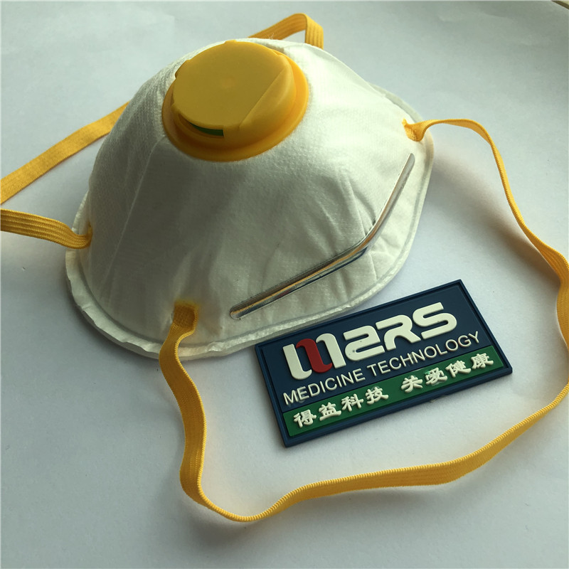 Koppdesign N95 ansiktsmask med Valve China mask Factory