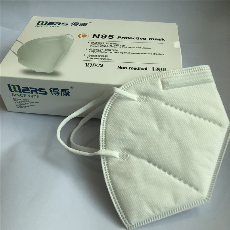 Personlig icke vävd N95 Mask med halvansiktet
