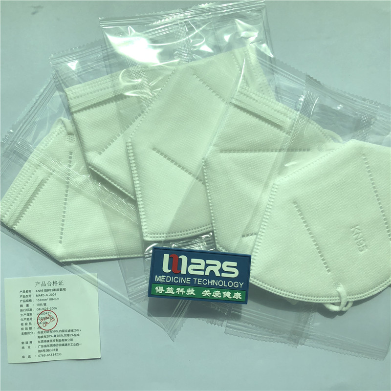 mask KN95 bäst säljer fem lager,Disponibel mask GB2626-2006 Ear Loop utan ventil